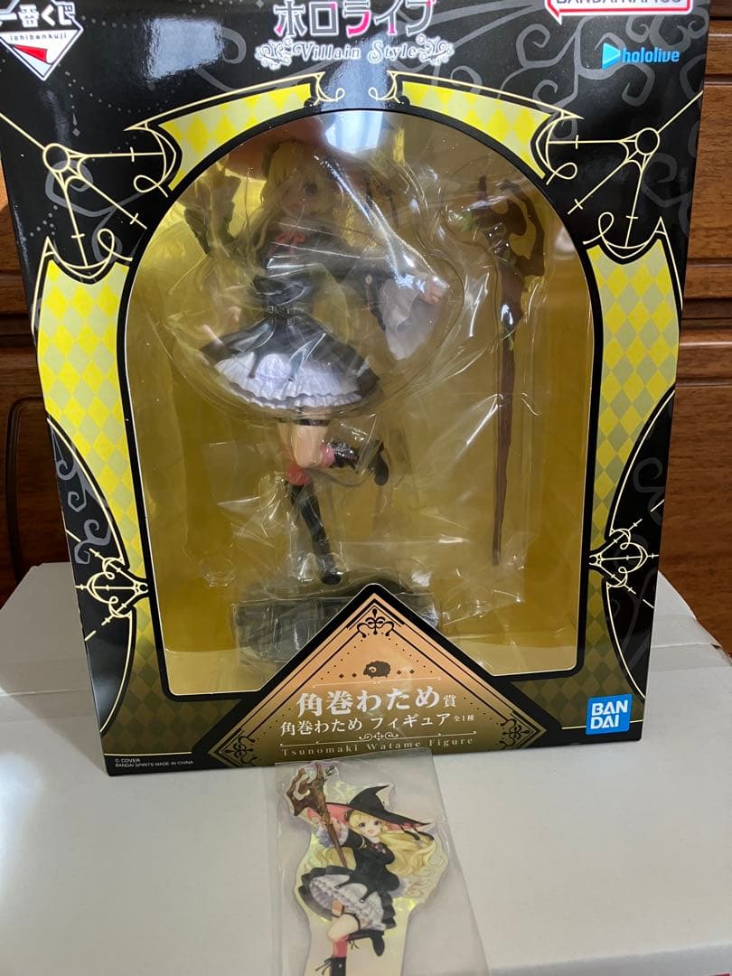 ホロライブ一番クジ　角巻わためフィギュア 中古】(本体A/箱B)一番くじ ホロライブ ～Villain Style～ 角巻わため