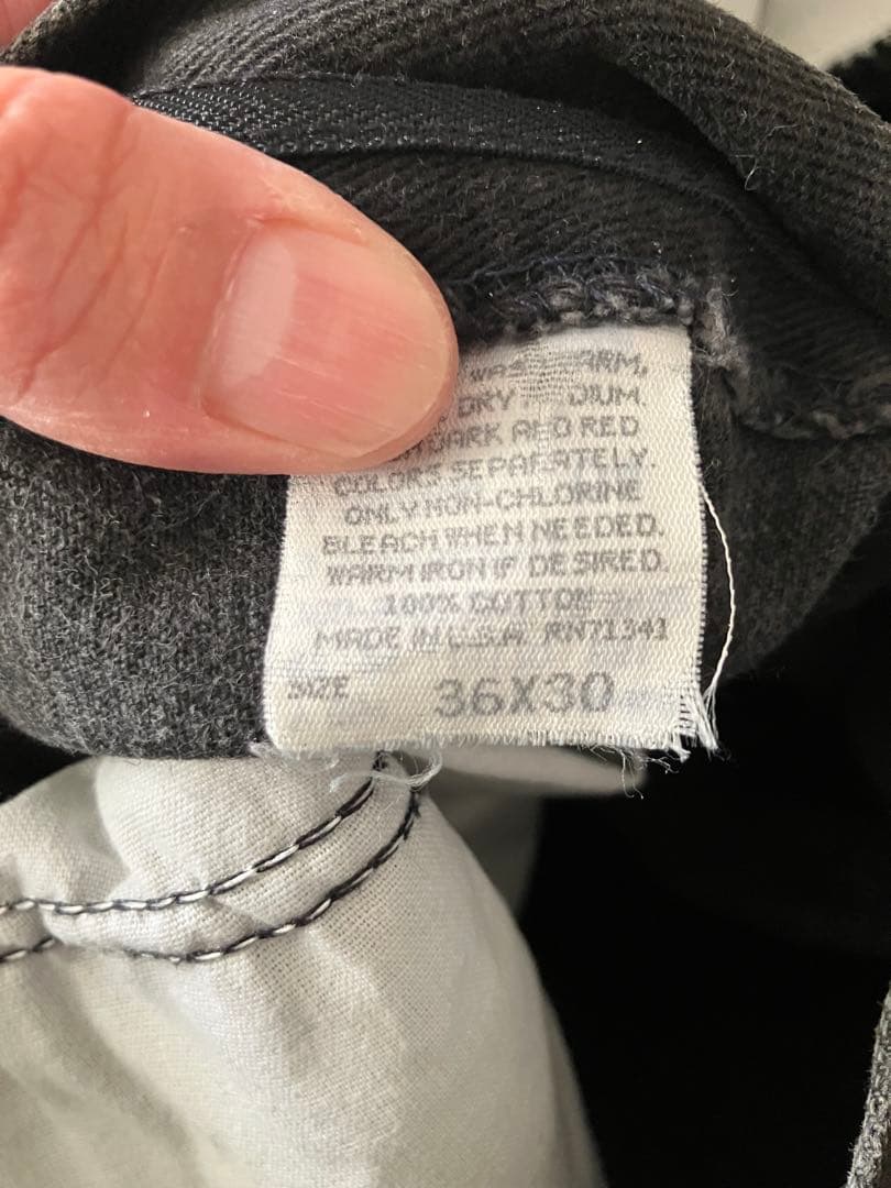 貴重80s90s USA製 L.L.Bean ブラックデニム　550