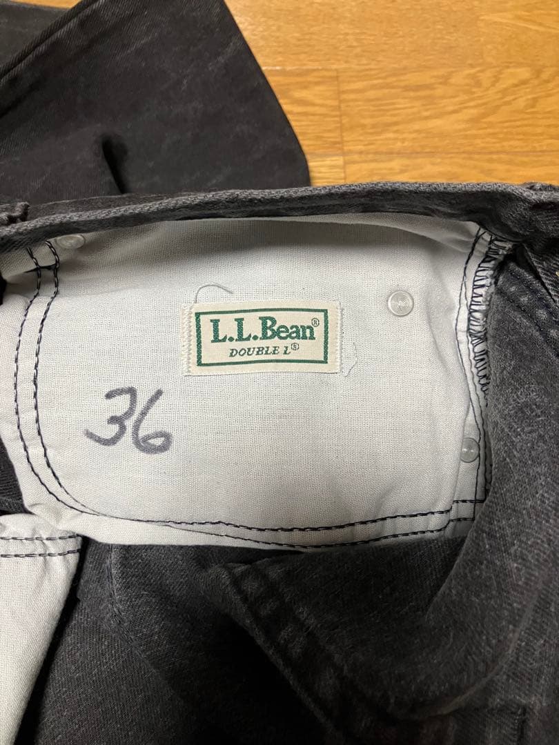 貴重80s90s USA製 L.L.Bean ブラックデニム　550