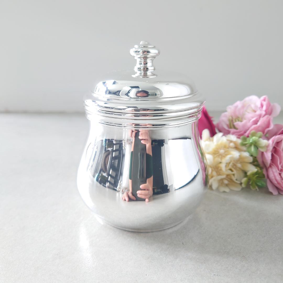 美品 クリストフル アルビ シュガーポット クリストフル アルビ（バガテル）シルバーティーポット クリーマー