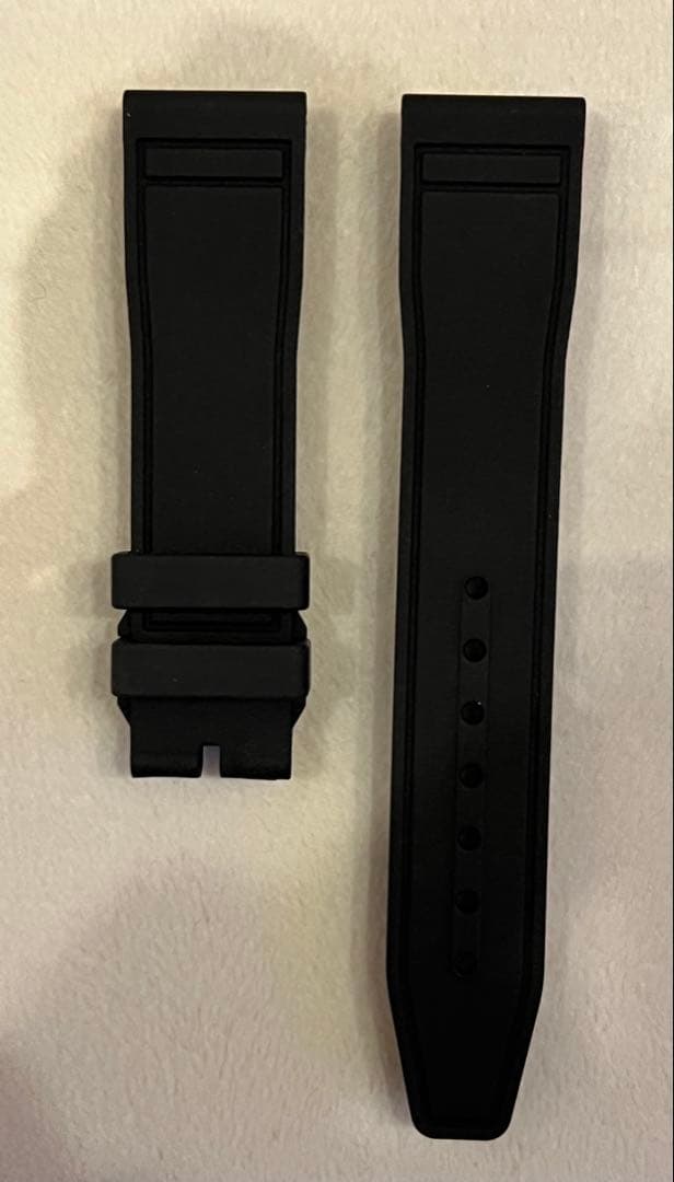 【未使用】IWCパイロットウォッチクロノグラフ 41㎜用純正ラバーベルトブラック IWC PILOT'S WATCH CHRONOGRAPH 41 TOP GUN アイ・ダブリュー・シー