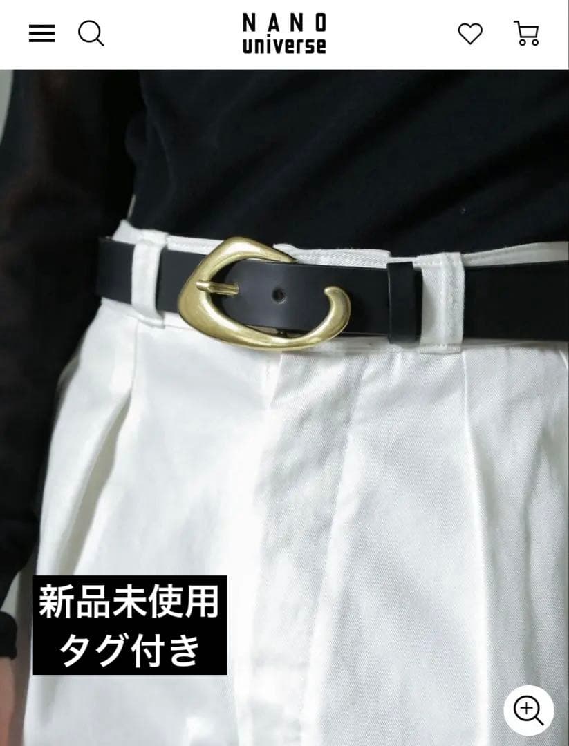 【新品タグ付き】AULENTTI ベルト ブラック AULENTTI（オウレンティ） ショルダーバッグ バッグ BARNYARDSTORM