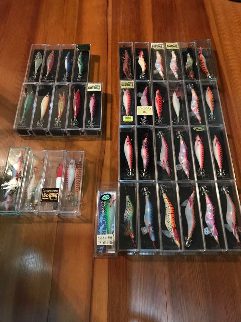 オールドエギ　セット販売 YO-ZURI Yo-zuri オールドエギ 古いエギ 餌木 夜光 5個セット 各約22g