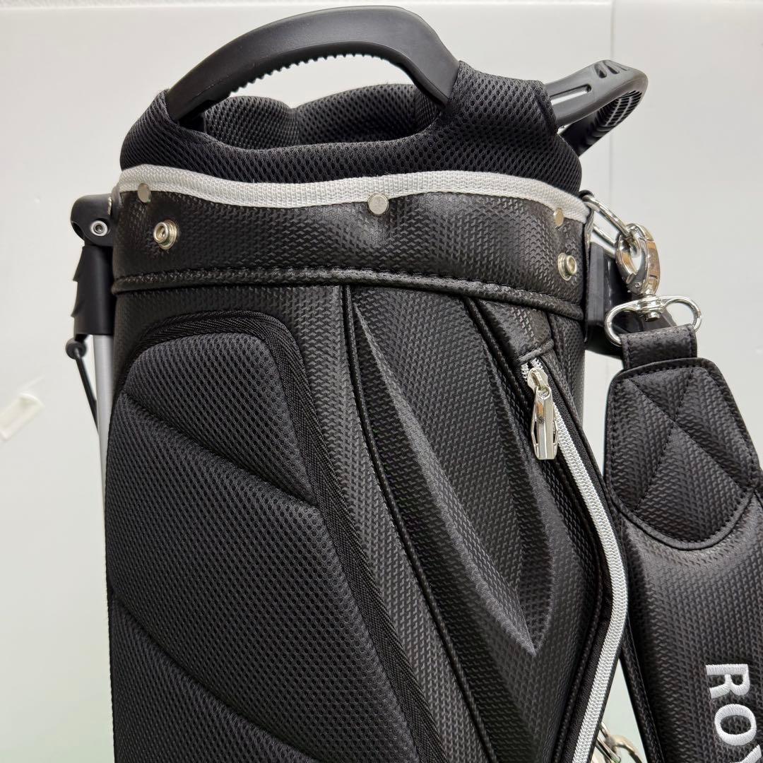 ロイヤルコレクション キャディバッグ ゴルフバッグ 9インチ ブラック