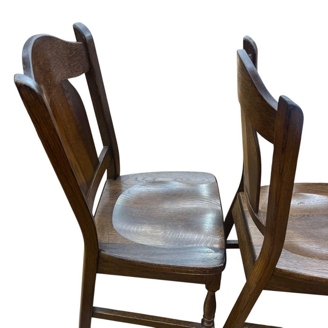 美品 起立木工 オランダ製 オーク無垢 2脚セット|mercariメルカリ官方