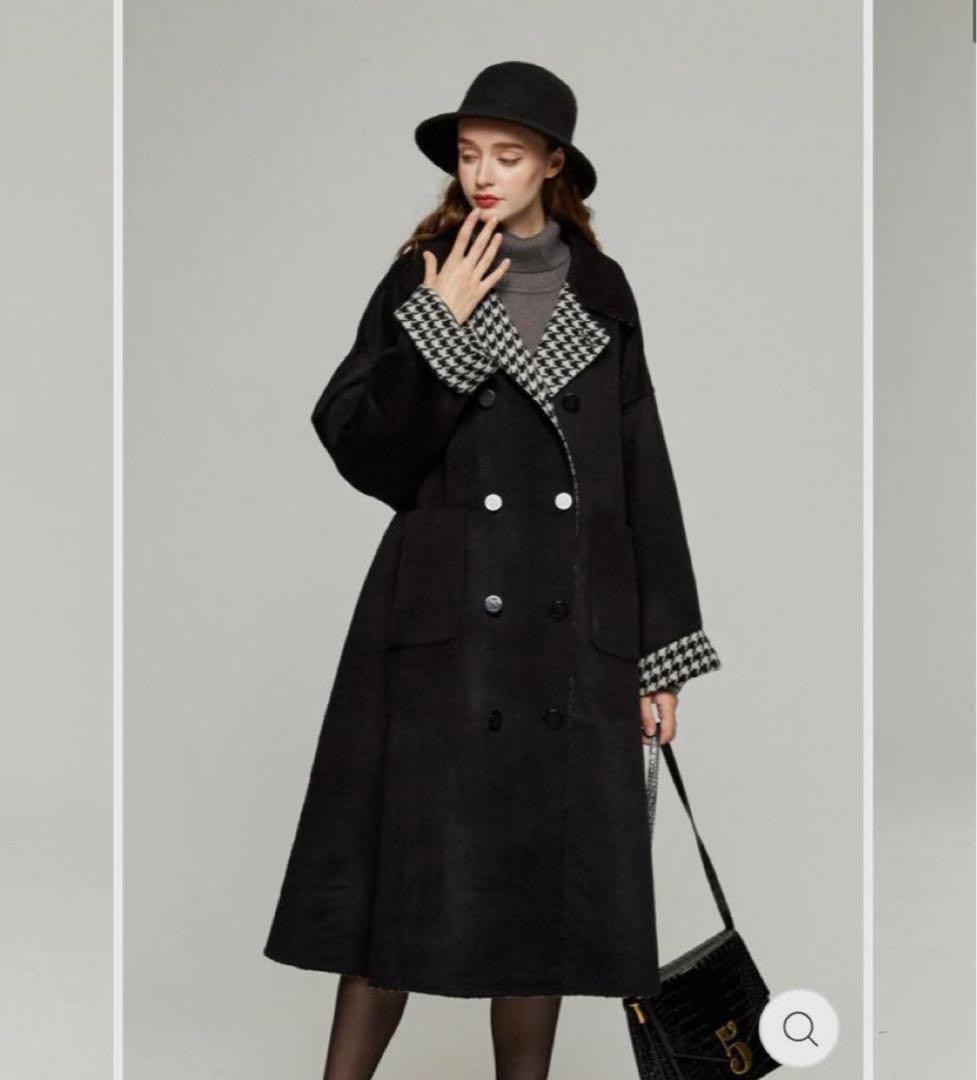 tnewties 口角にほくろがある彼女 リバーシブルコート - メルカリ