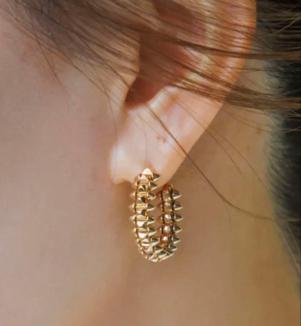 お値下大歓迎！早い者勝ち！高見え♪ピンクゴールドクラッシュピアス