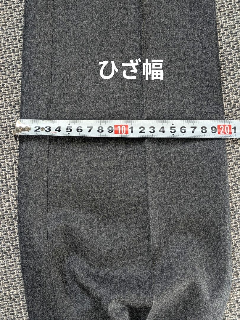 美品】CANONICO グレー フランネルスーツ170cm 6Drop 80 ファッション