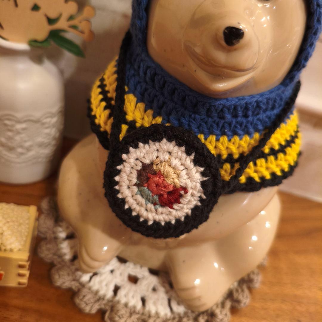 しろくま貯金箱 節分☆なりきり青鬼コーデセット(恵方巻ポシェット+お