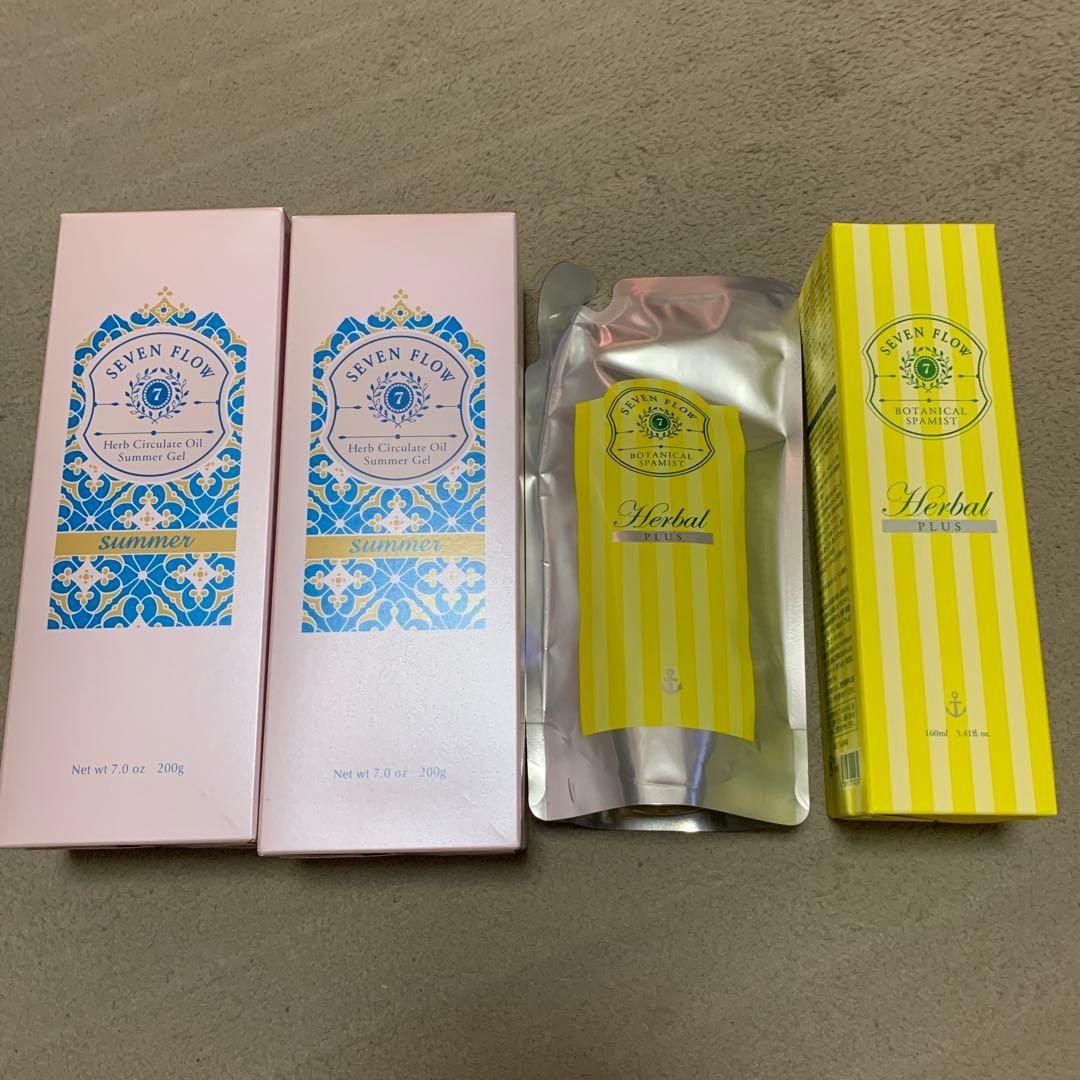 SEVEN FLOW オイルジェル300ml &ミスト160ml セット セブン フロー 肌なじみが良い 感動の使用感 ハリツヤ潤い美肌へ導く