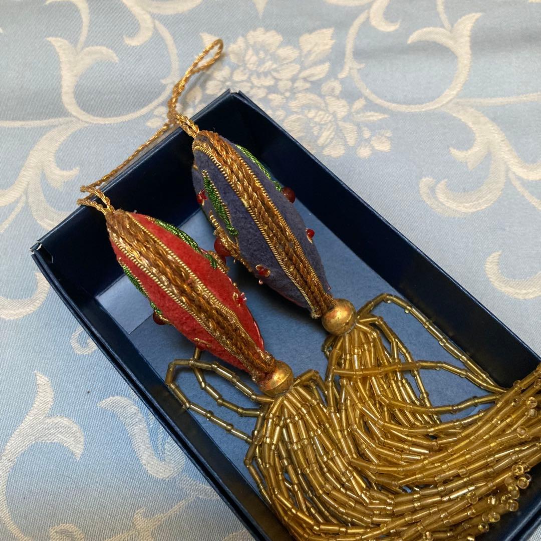 希少】TILIA チリア 田川啓二 ハート型 オーナメント 2個 黒柳徹子