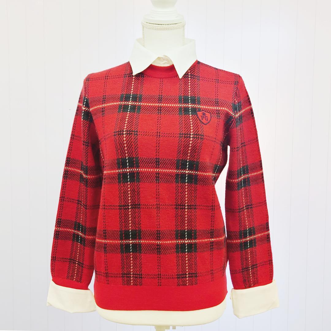 PEARLYGATES 長袖 セーター サイズ1 襟 パーリーゲイツ 春 秋 冬 即日発送！PEARLYGATESパーリーゲイツ長袖ニットハイネックニット