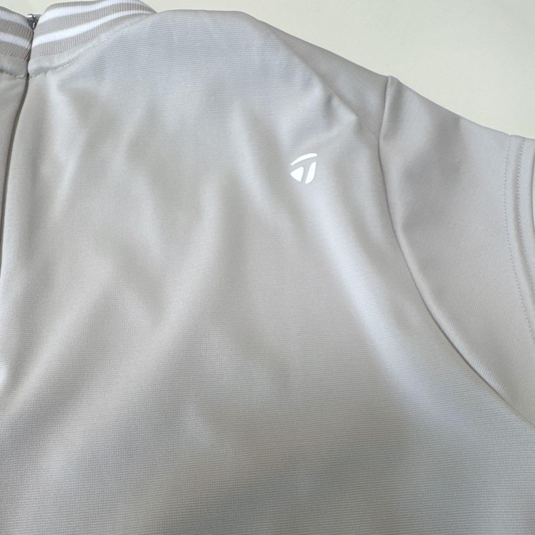 ☆【TAYLORMADE 】☆ベージュモックネックのトップスとスカート☆ ゴルフ