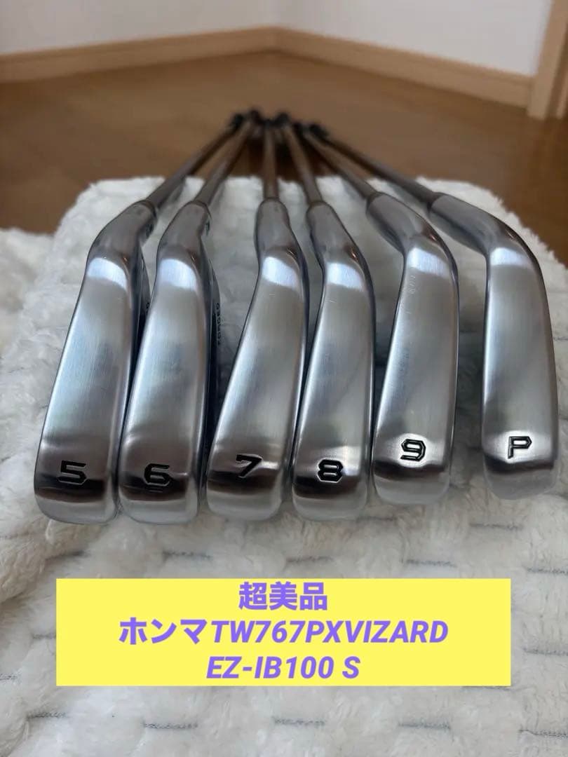 ホンマTW767PX VIZARD EZ-IB100 S HONMA GOLF（本間ゴルフ） ホンマゴルフ TW767 アイアン 767Vx/767Px 5