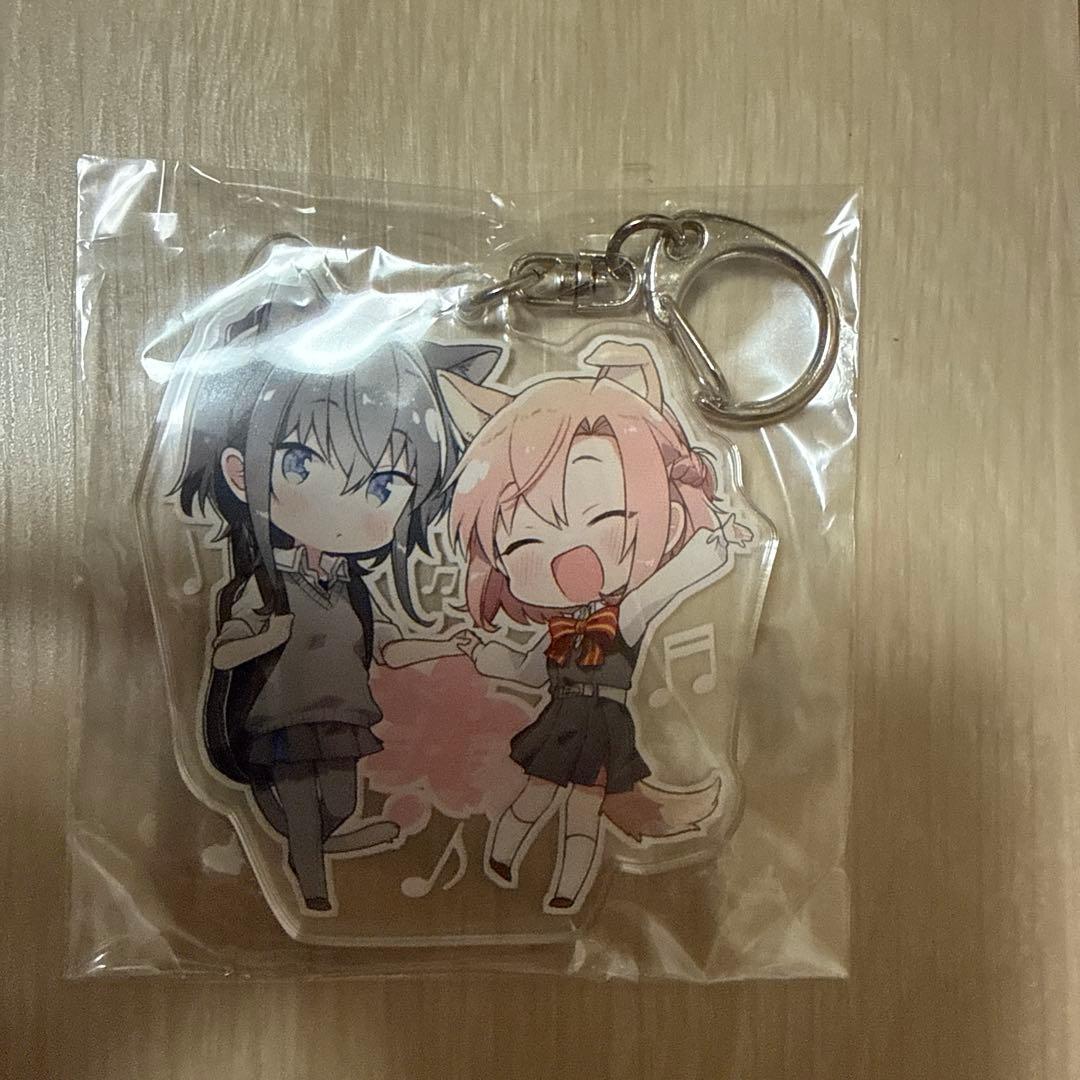ささやくように恋を唄う　1巻特典キーホルダー　希少 ささやくように恋を唄う】アクリルキーホルダー(ひまり＆依)【2～3週間