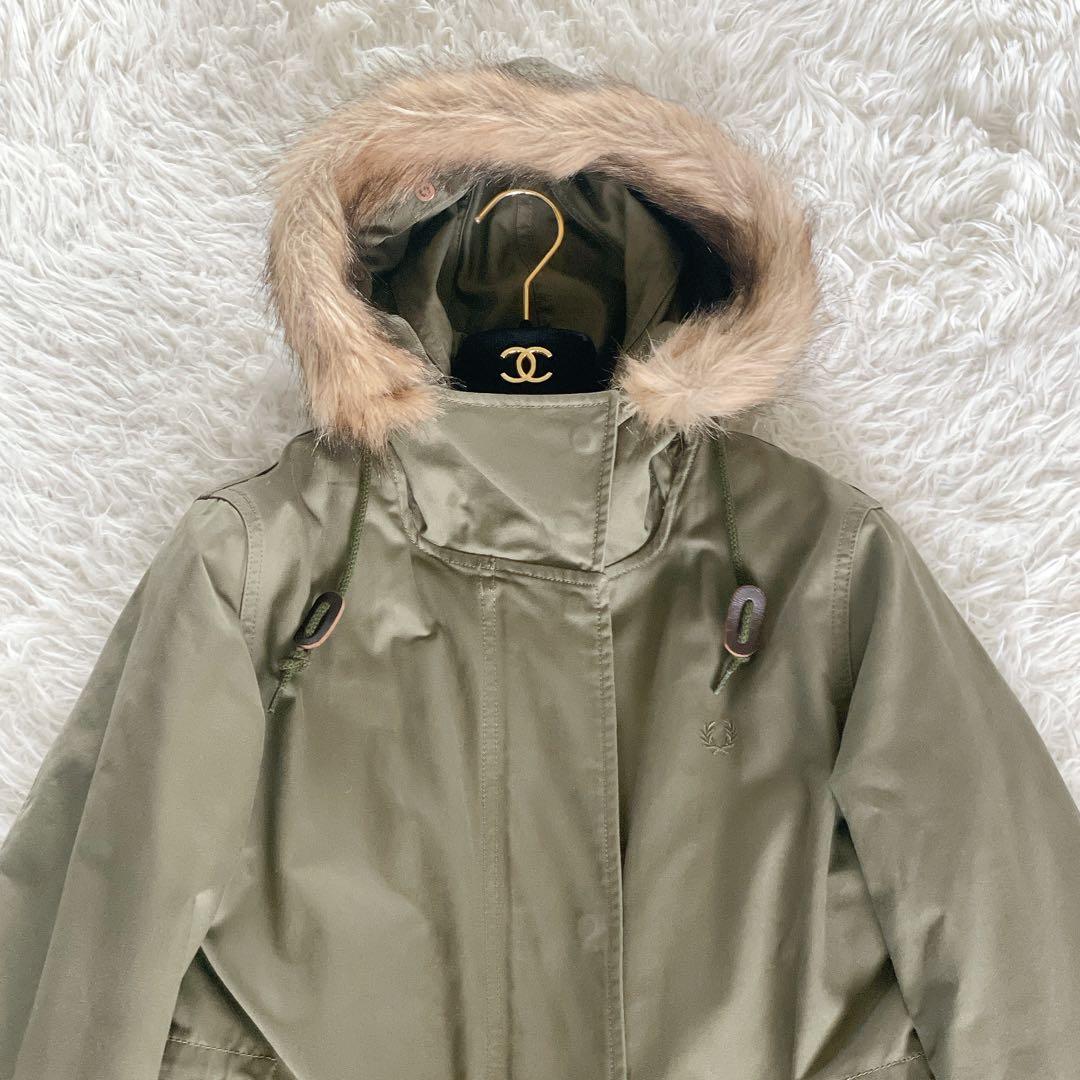 フレッドペリー】英国柄 モッズコート ボアライナー ユニオンジャック