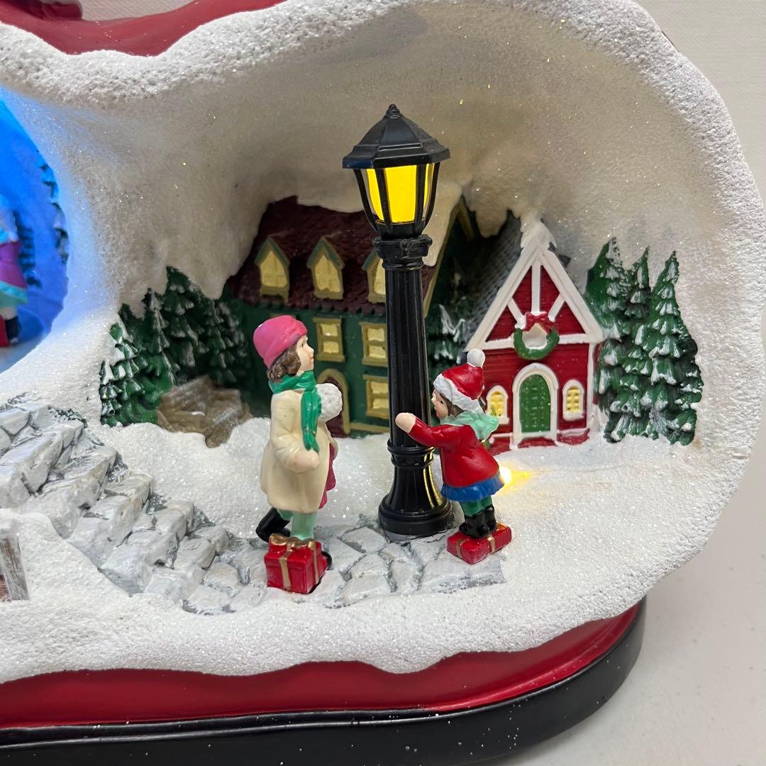 未使用品 コストコ サンタブーツ クリスマス オルゴールライト 8曲入り