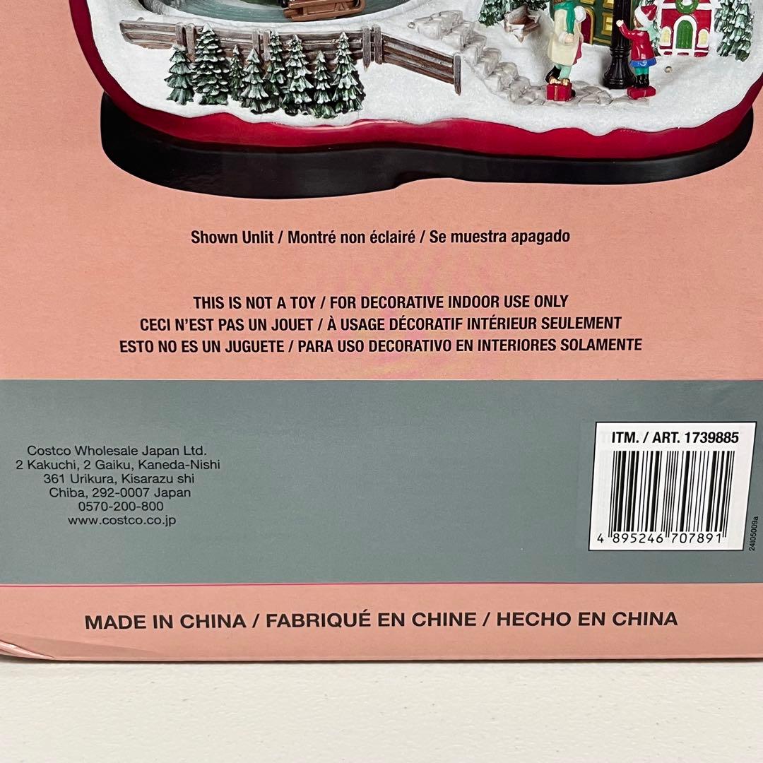 未使用品 コストコ サンタブーツ クリスマス オルゴールライト 8曲入り