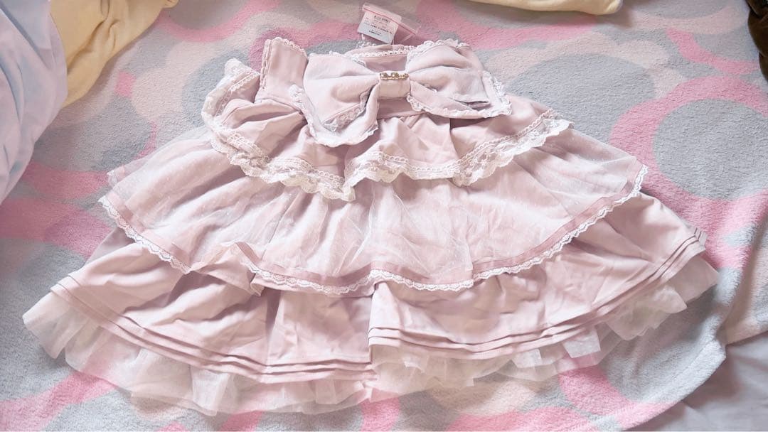 LIZLISA リズリサ　ビッグリボンティアードスカート ピンク ビッグリボンティアードスカート ｜ LIZ LISA（リズリサ）公式通販