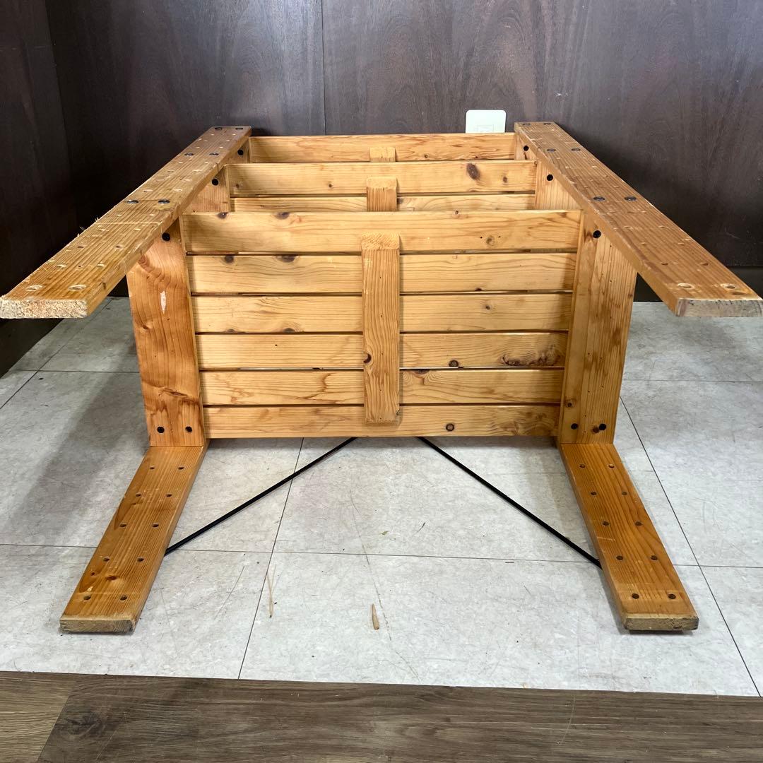 A-5 北欧レトロ 天然木 3段木製ラック ウッドシェルフ 飾り棚/多目的ラック