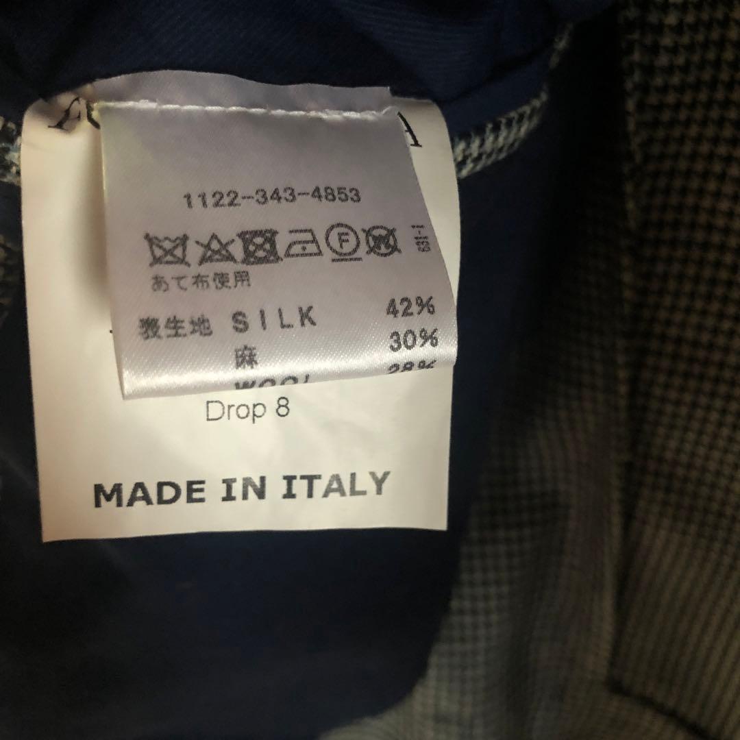 Errico Formicola 千鳥格子 silk jacket 42の通販はau PAY マーケット