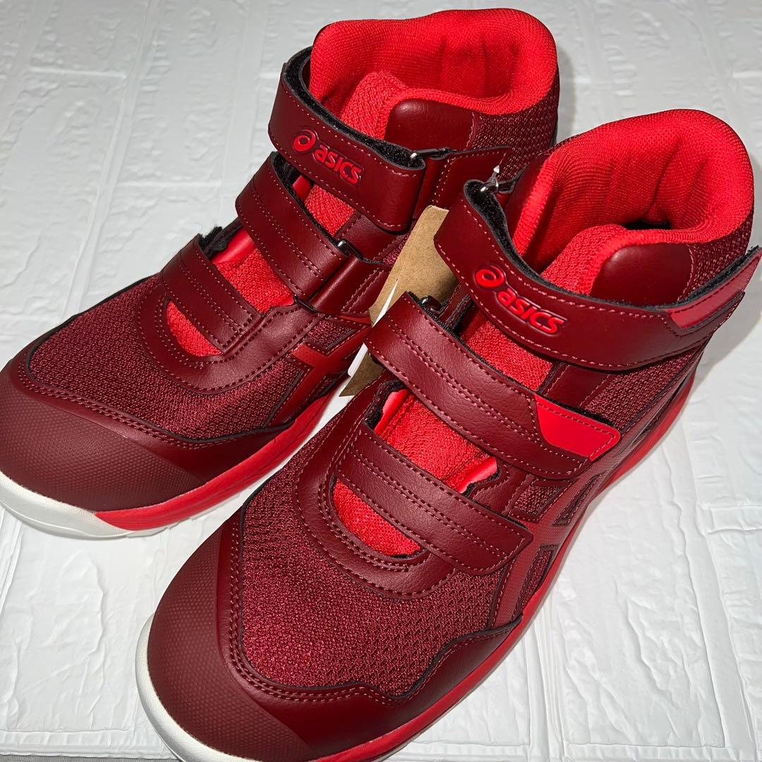 【新品未使用】asics WINJOB CP216 安全靴 25.5cm 赤