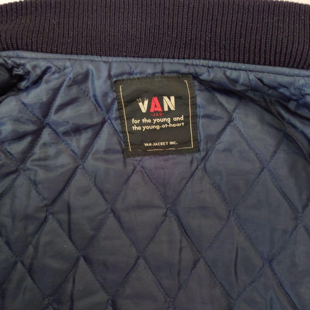 超希少 VAN JACKET スタジャン ネイビー L マイケル・ジャクソン