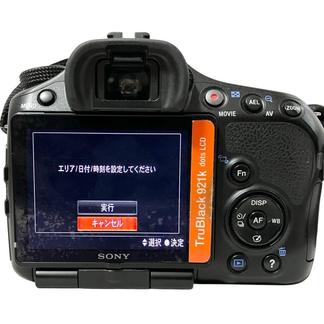 SONY ミラーレス一眼 カメラ α57 SLT-A57K ズームレンズキット - メルカリ