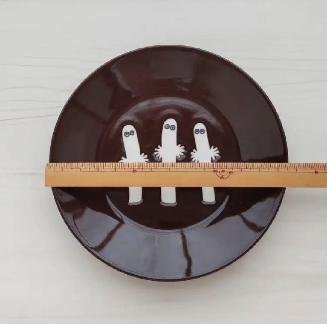 新品　ムーミン　13.5cm　プレート 中皿　ニョロニョロ