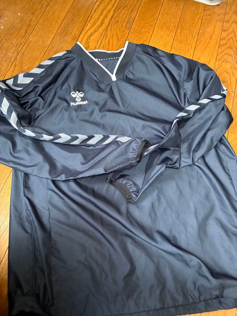 ヒュンメル hummel 超美品 XL ネイビー セットアップ 紺