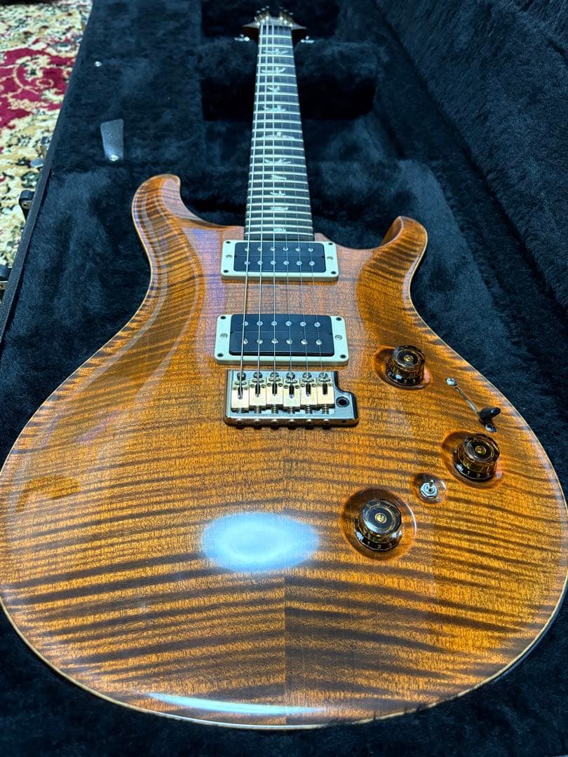 【美品】PRS P24 Orange Tiger 10top ピエゾ搭載 美品】PRS P24 Orange Tiger 10top ピエゾ搭載 美品】PRS P24 Orange