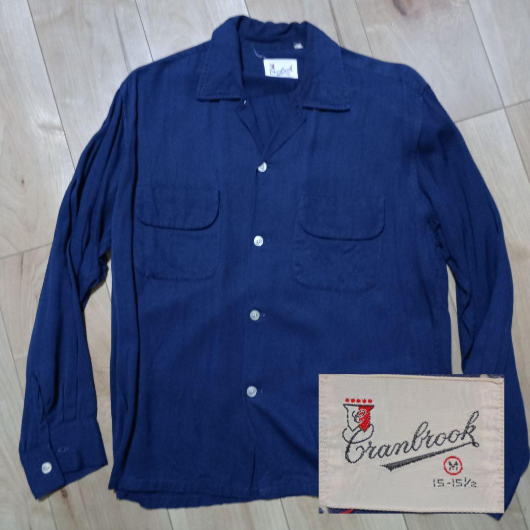 だ*子様 60s Cranbrook レーヨンシャツ ビンテージ サイズM 1fd13a9dfcd8b417b5c7d5c66a5a0e