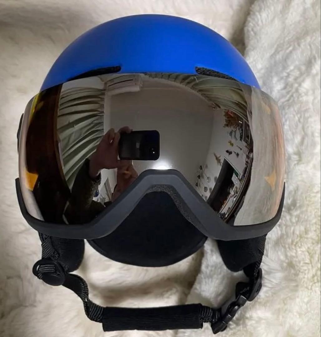 サロモンGROM VISOR Pop Blue Mat KM(53-56cm) - メルカリ