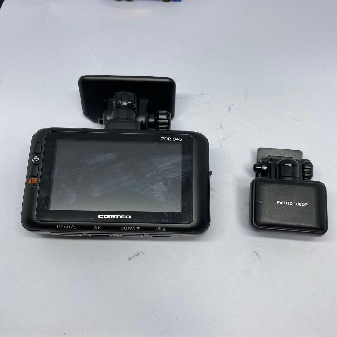 コムテックZDR045ドラレコ前後中古