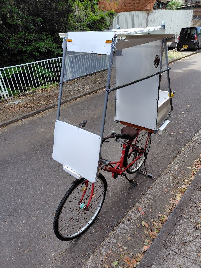 屋根付き自転車 デコチャリ 改チャリ ベースにも ジャイロキャノピーの