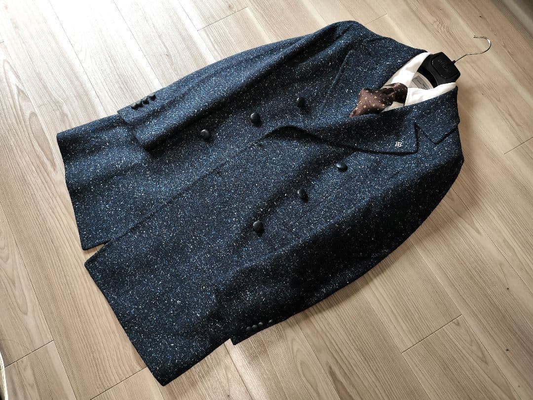 TAGLIATORE 44 極美品 ダブルブレスト チェスターコート 極美品12.5万