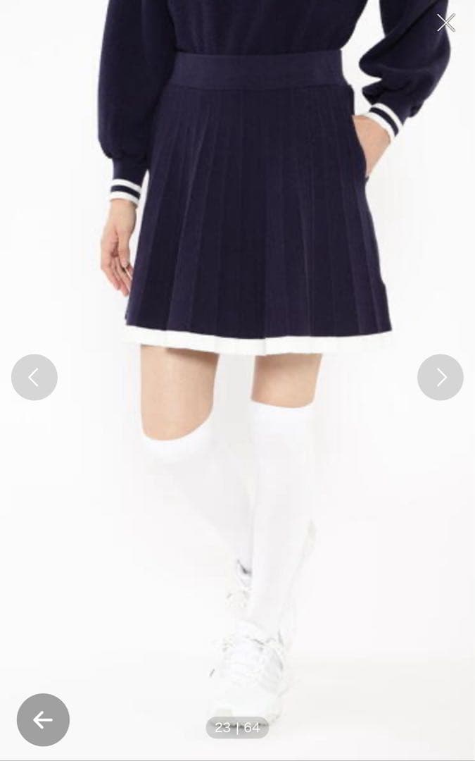 PING APPAREL】ボーダーリブニットセットアップニット〈NATIVE〉