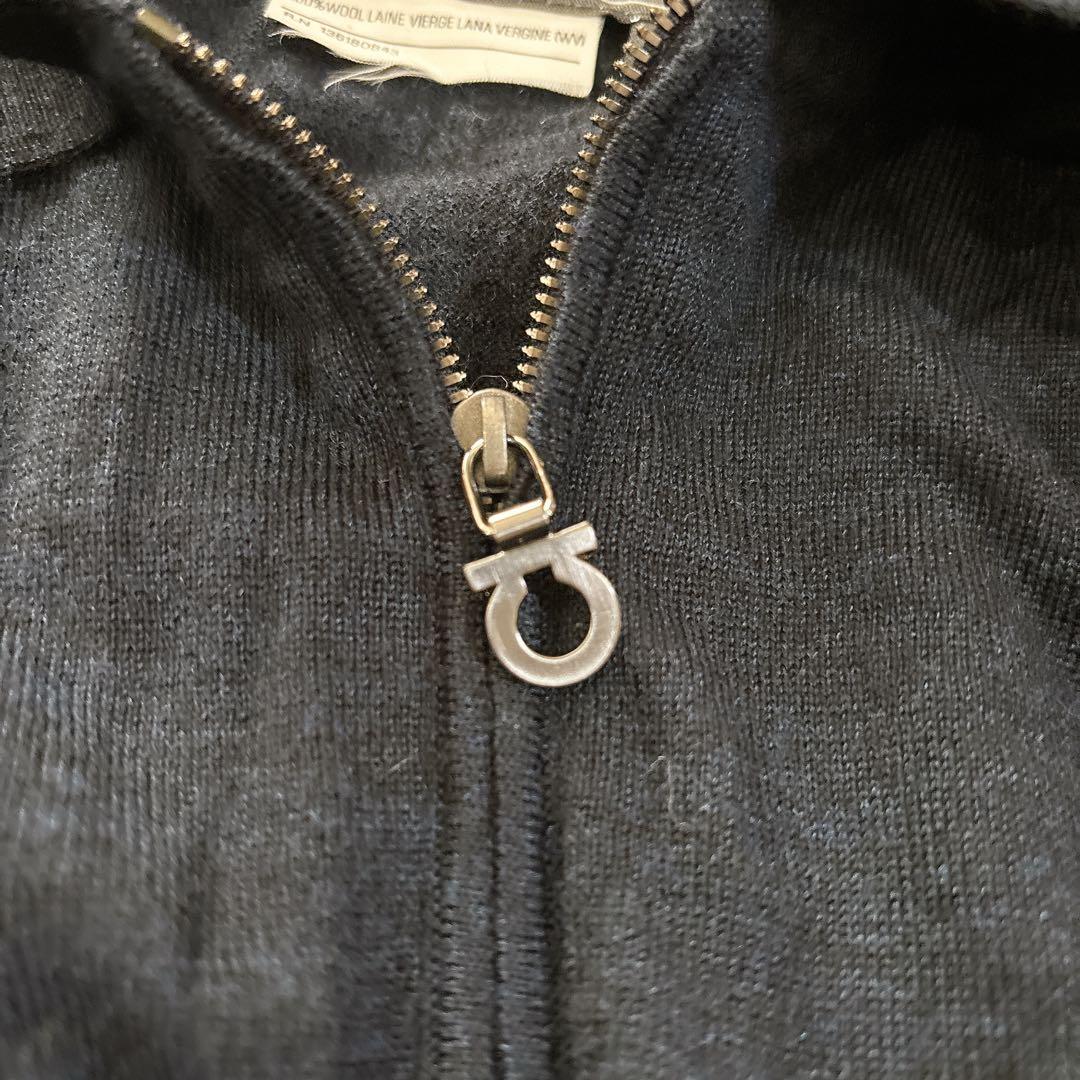 サルヴァトーレフェラガモ ガンチーニ ニット ハーフジップ フェラガモ