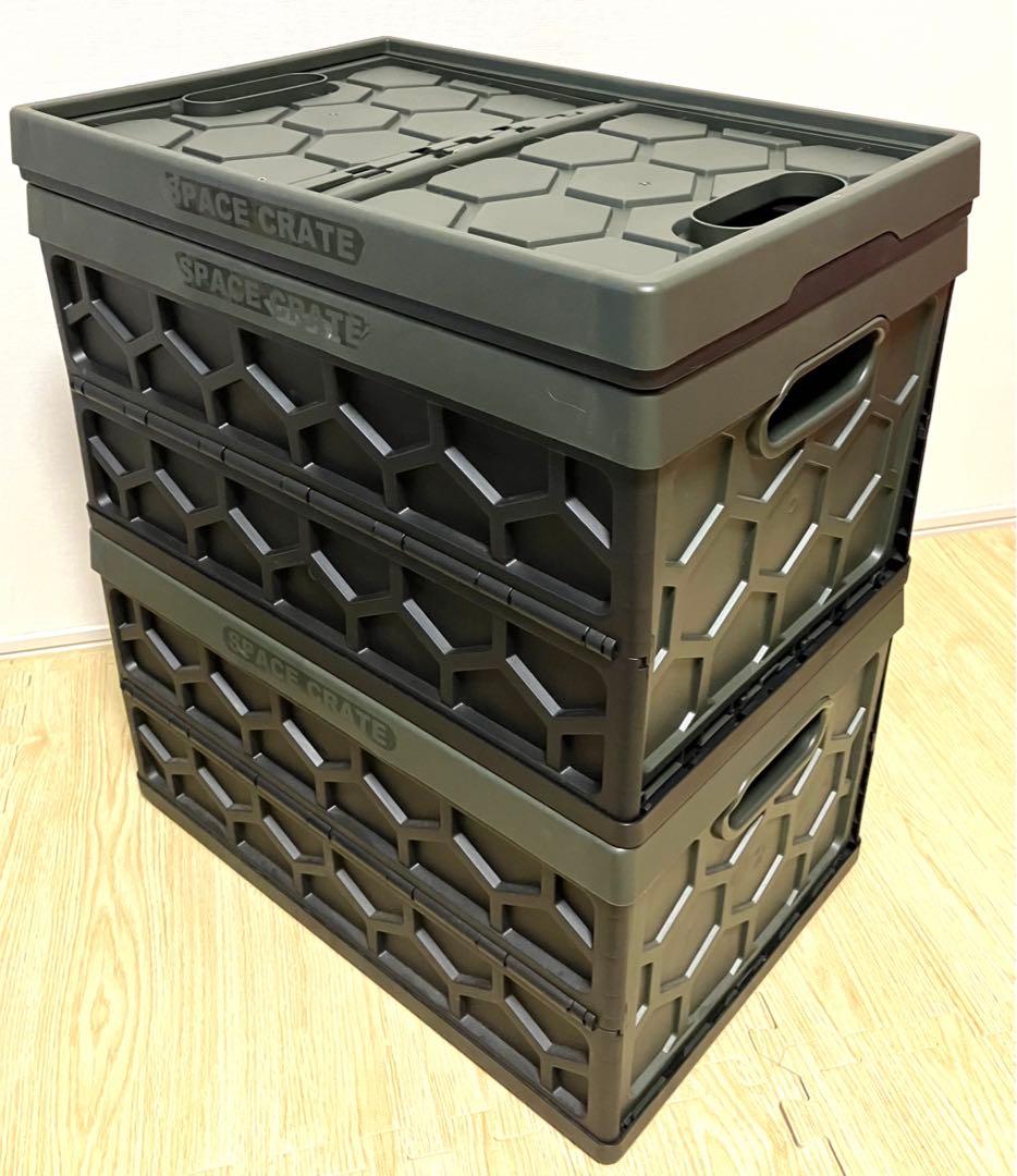 状態良 送料無料 コストコ 折りたたみコンテナ 46L 8個セット - メルカリ