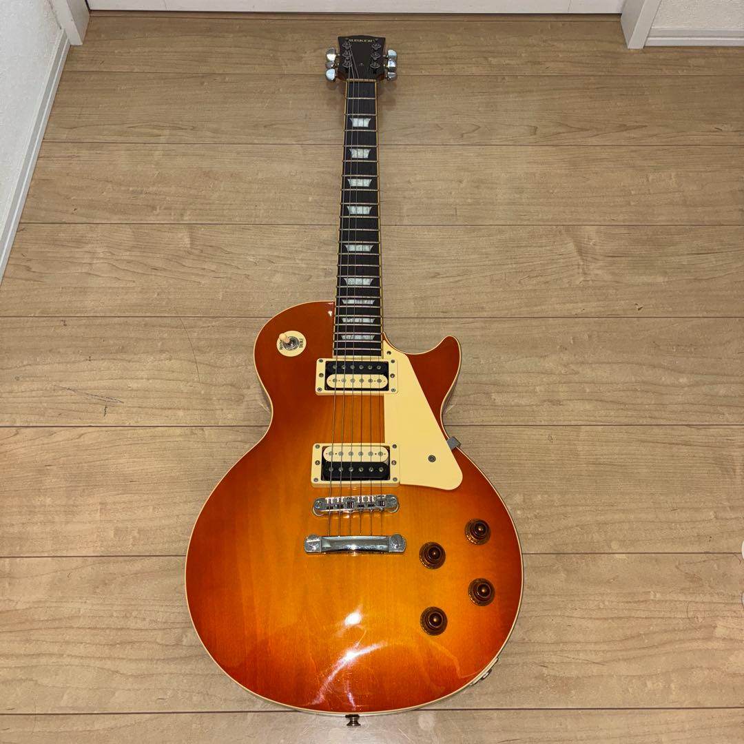調整済み　極美品　バスカーズ　レスポール　スタンダードタイプ動作良好 BUSKER'S BLS-500 HCS レスポールスタンダード ステンレスフレット
