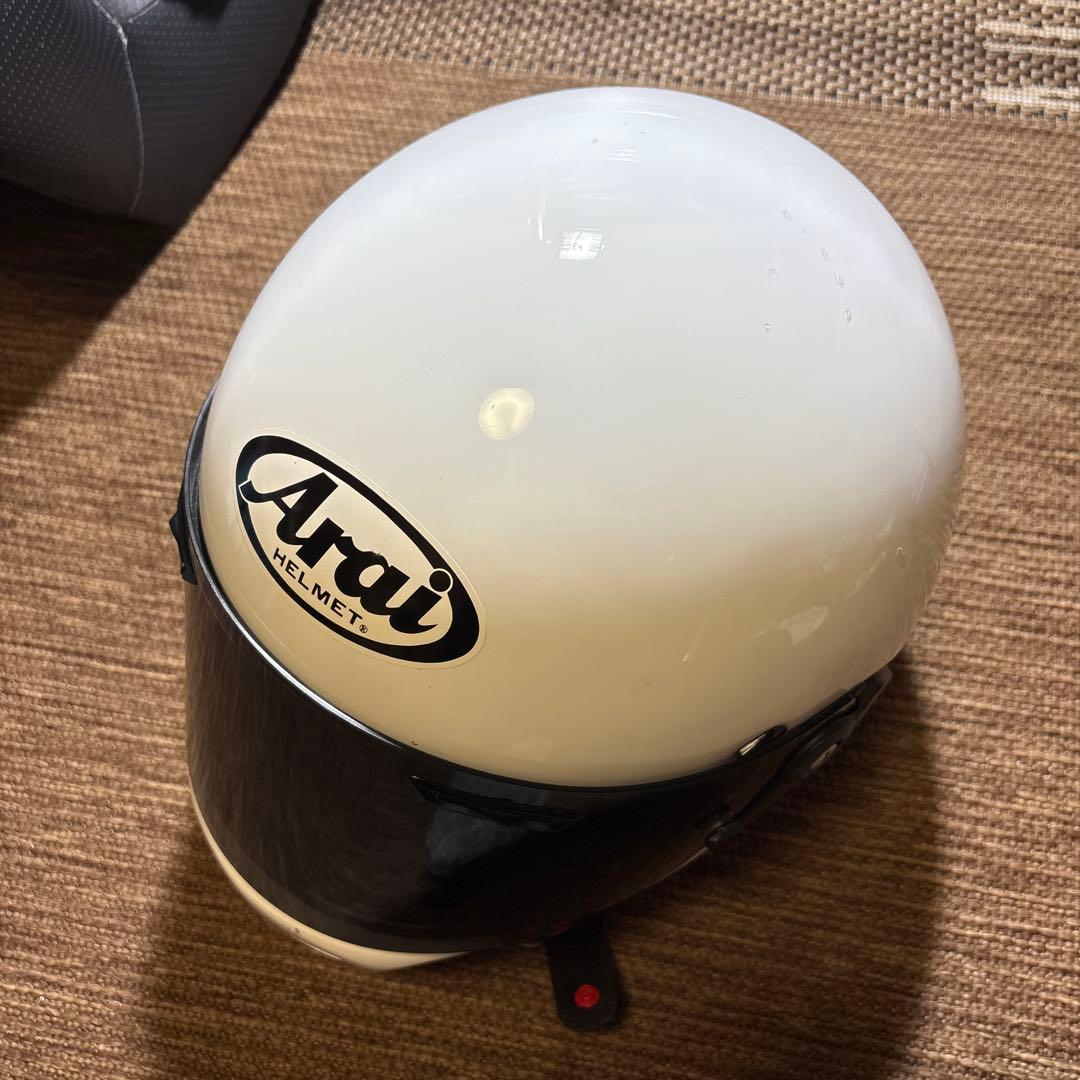 Arai ラパイドネオ　白　L Arai Helmet RAPIDE NEO 46WORKS RACE White Size [M-22.8in,L-23.6in