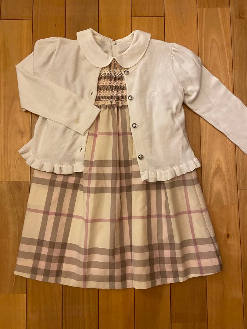 Mizuki バーバリー　フォーマル　入学式　卒業式　120 検　110 バーバリー キッズフォーマル セットアップ 120 入学式 卒園式