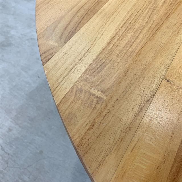 まあくん様 unico廃番SOTOラウンドダイニングテーブル - メルカリ