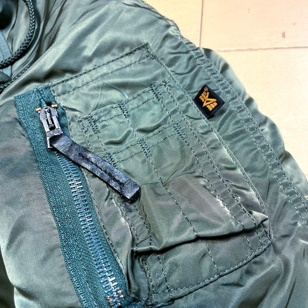 希少！ALPHA N-2B MA1フライトジャケット 短丈Y2Kアメカジ-公式ウェブ