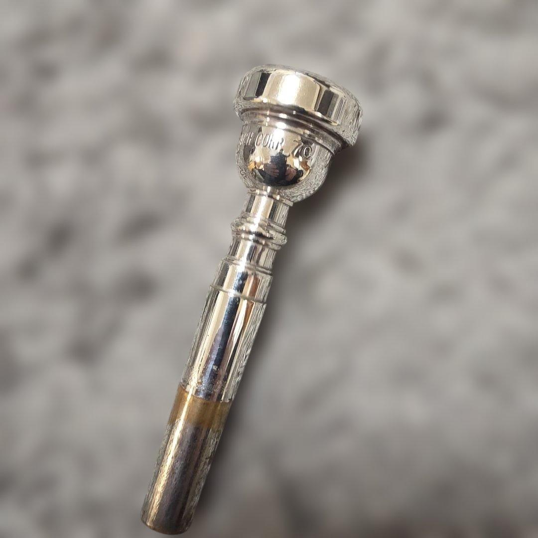 トランペットマウスピース旧刻印Bach corp.7C - メルカリ