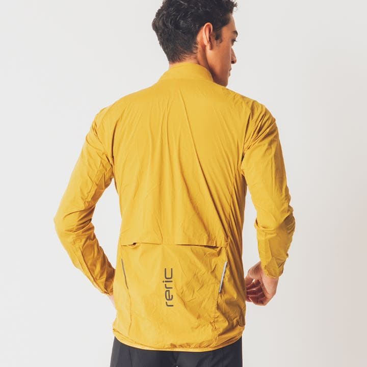 reric 蛍光イエロー ウィンドブレーカー M