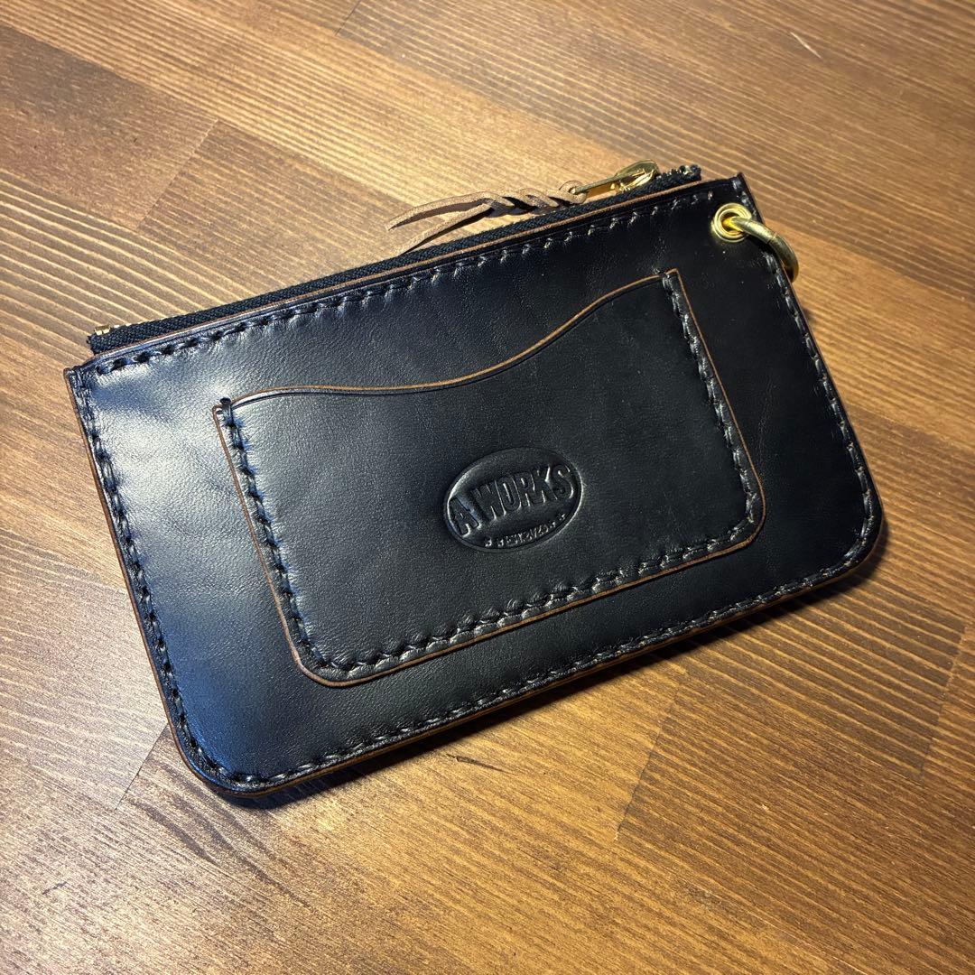 フラグメントケース トラッカーウォレット MARYAM社 ホースバット 茶芯