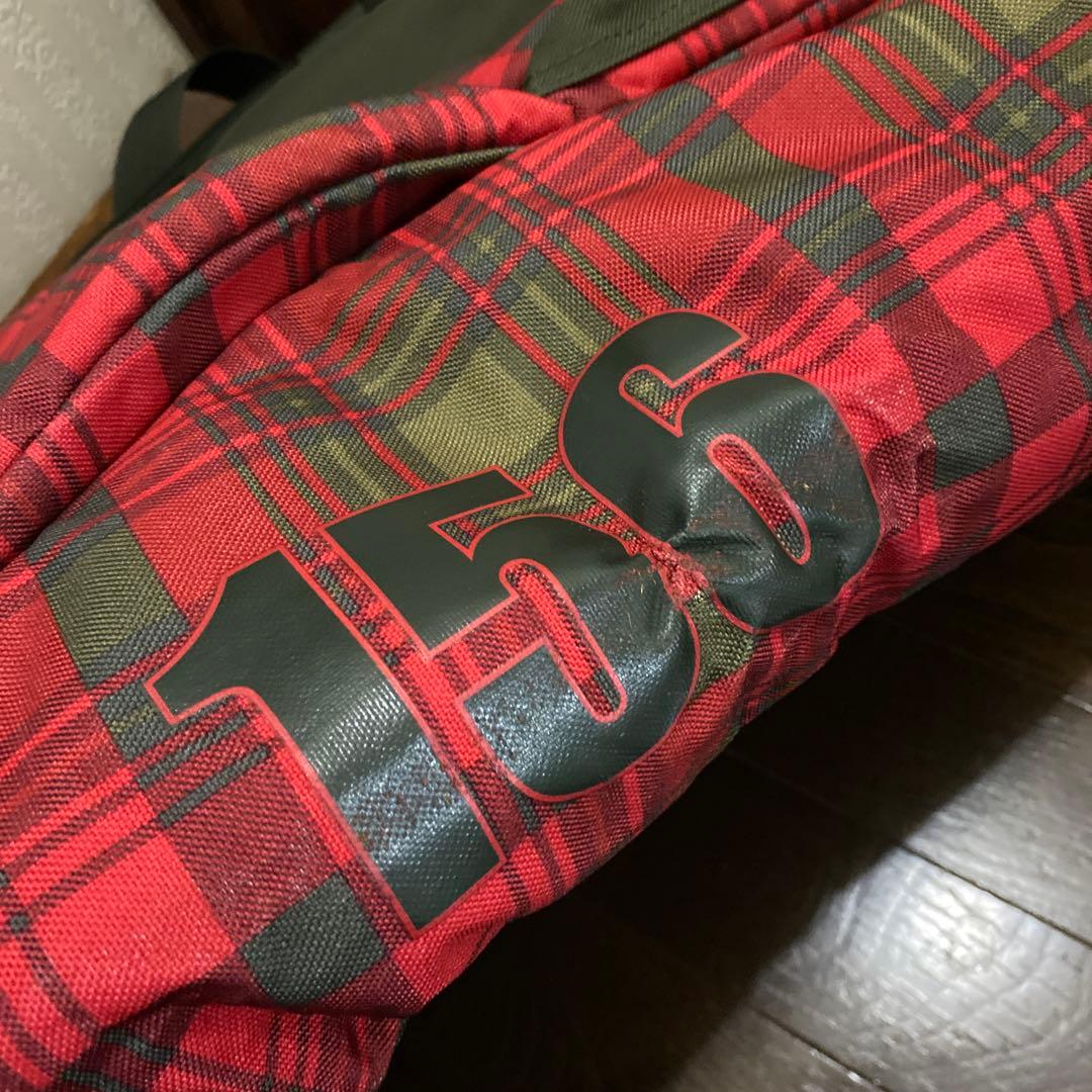 バートン Burton スノーボード ケース キャスター付156 赤系チェック柄