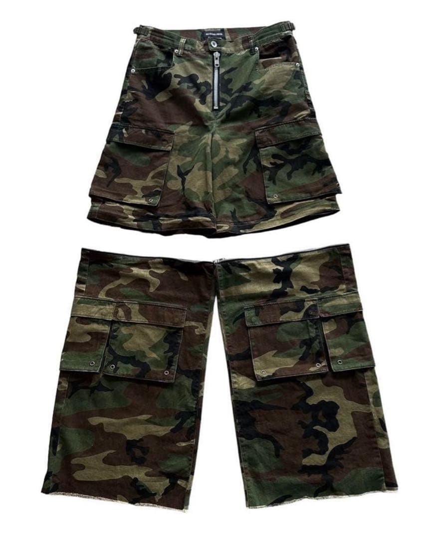パンツ nomassprod \"06GLM\" Camo baggy pants L
