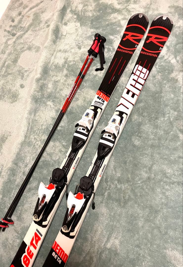 ROSSIGNOL DEMO BETA 166cm スキー板 ストック - メルカリ